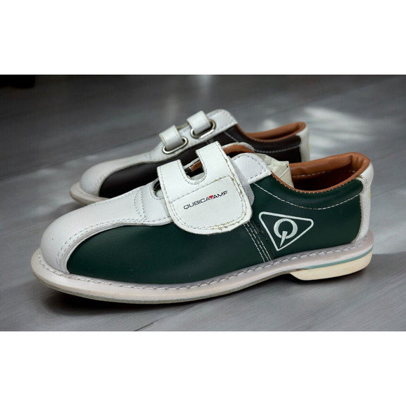 Qubica AMF Other - Qubica AMF Bowling Shoes White Green Brown Goodyear Welt Women's Size 5.5 ?